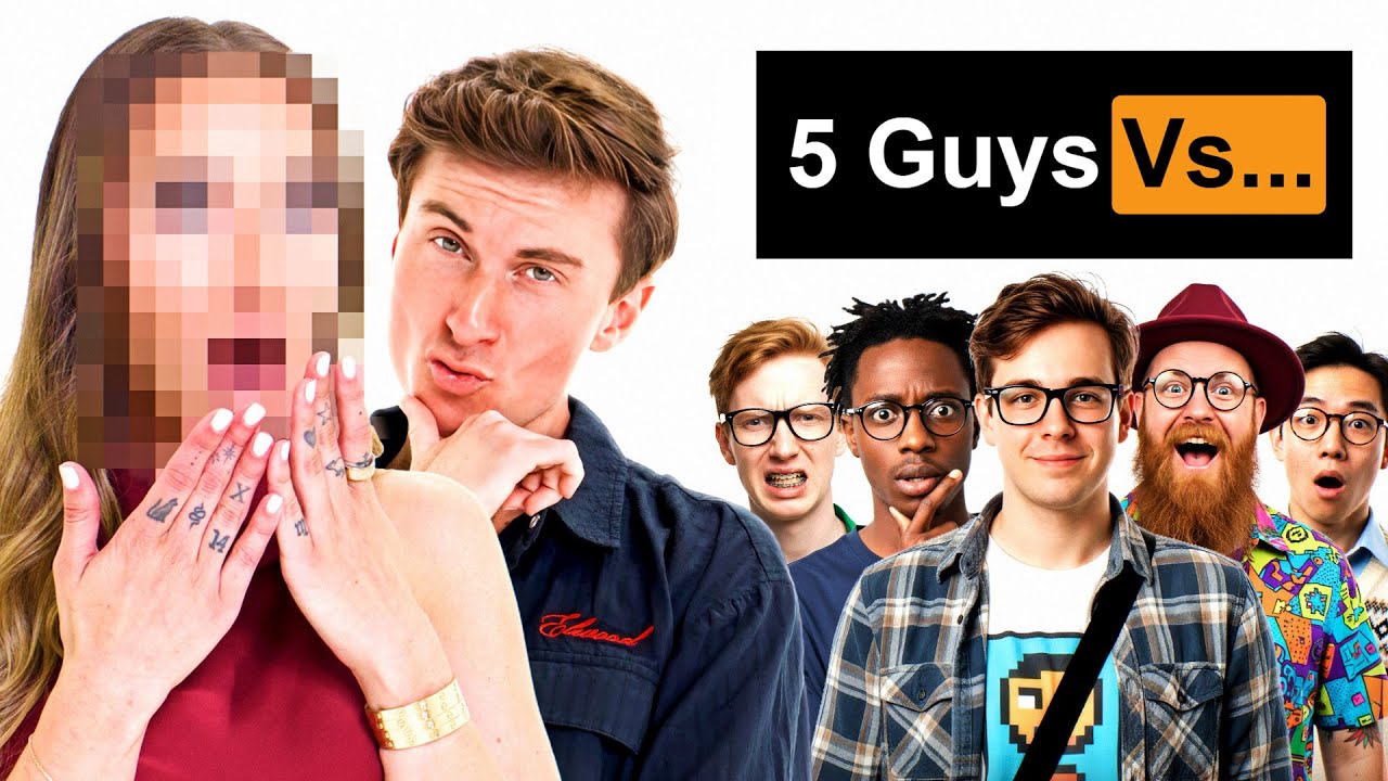 ⁣5 guys vs. a P-Star