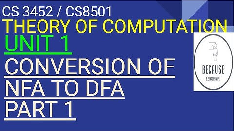 1.3.3 NFA to DFA conversion in Tamil Part 1
