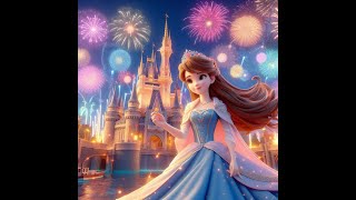 "A Castle in the Clouds: The Princess’s Dream" (Disney style)