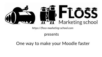 My Moodle is too slow how can I make it faster?