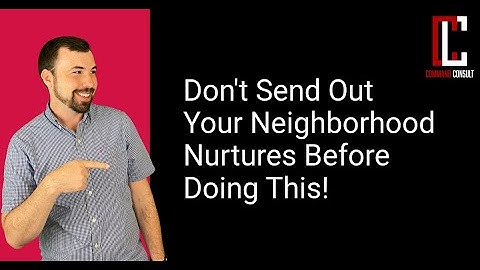 Command Neighborhood Nurture SmartPlan Tips