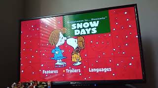Happiness is... Peanuts: Snow Day DVD Menu (2011)