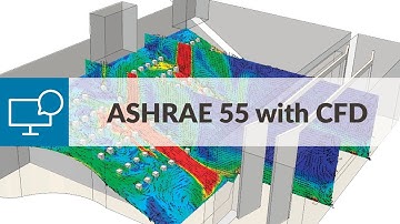 Indoor Climate and Thermal Comfort Assessment for ASHRAE 55 with CFD
