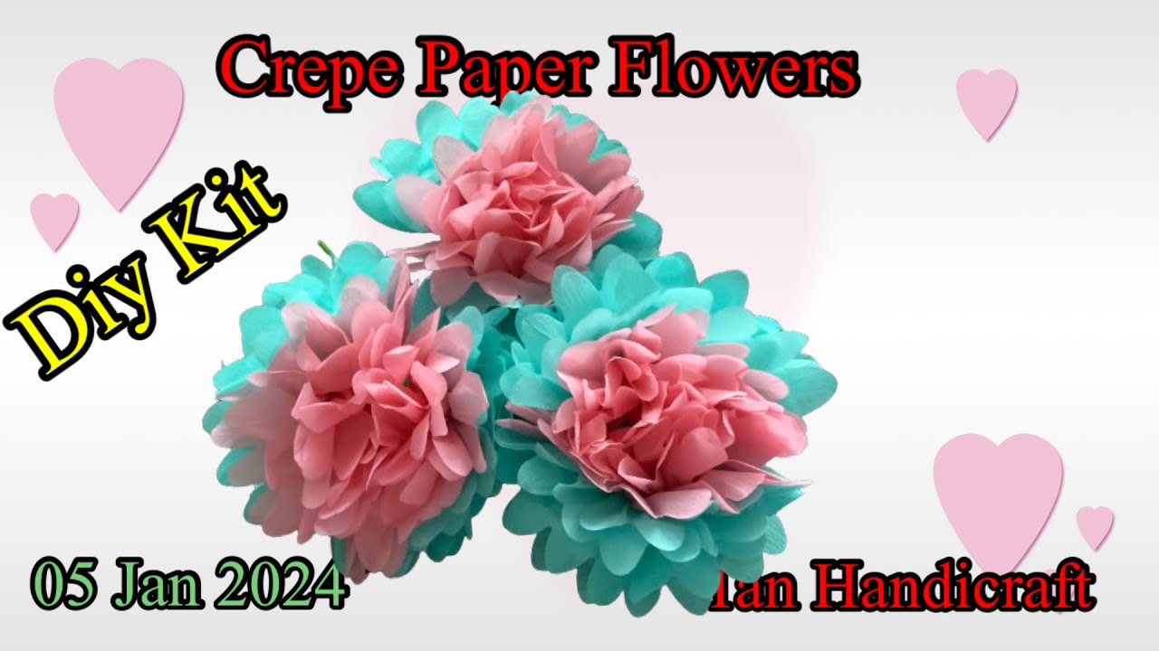 BerginandBath + Paper Flower Kit – Cosmos – Hand make your own  crepe paper flowers with this kit