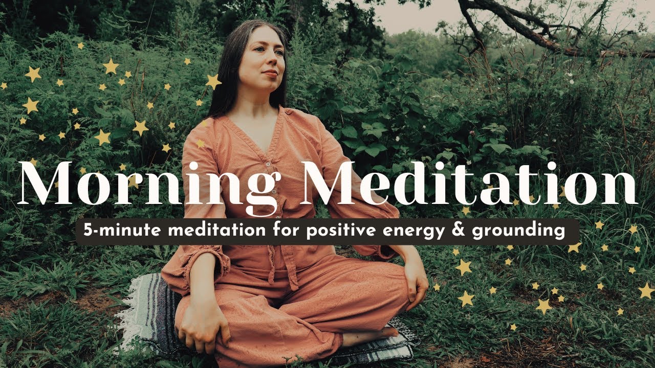 5 Minute Morning Meditation for Positive Energy & Clarity - YouTube