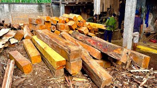 Download Lagu LIHAT! Inilah Wujud Balok Kayu Nangka Kualitas Ekspor Digergaji Dengan Bandsaw 36 MP3
