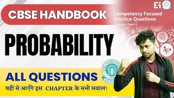 Official Class 10 Maths Probability in CBSE Handbook | Board Exam 2023