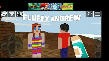 Going to family beach resort with a plane and cruise in WordCraft 3D.