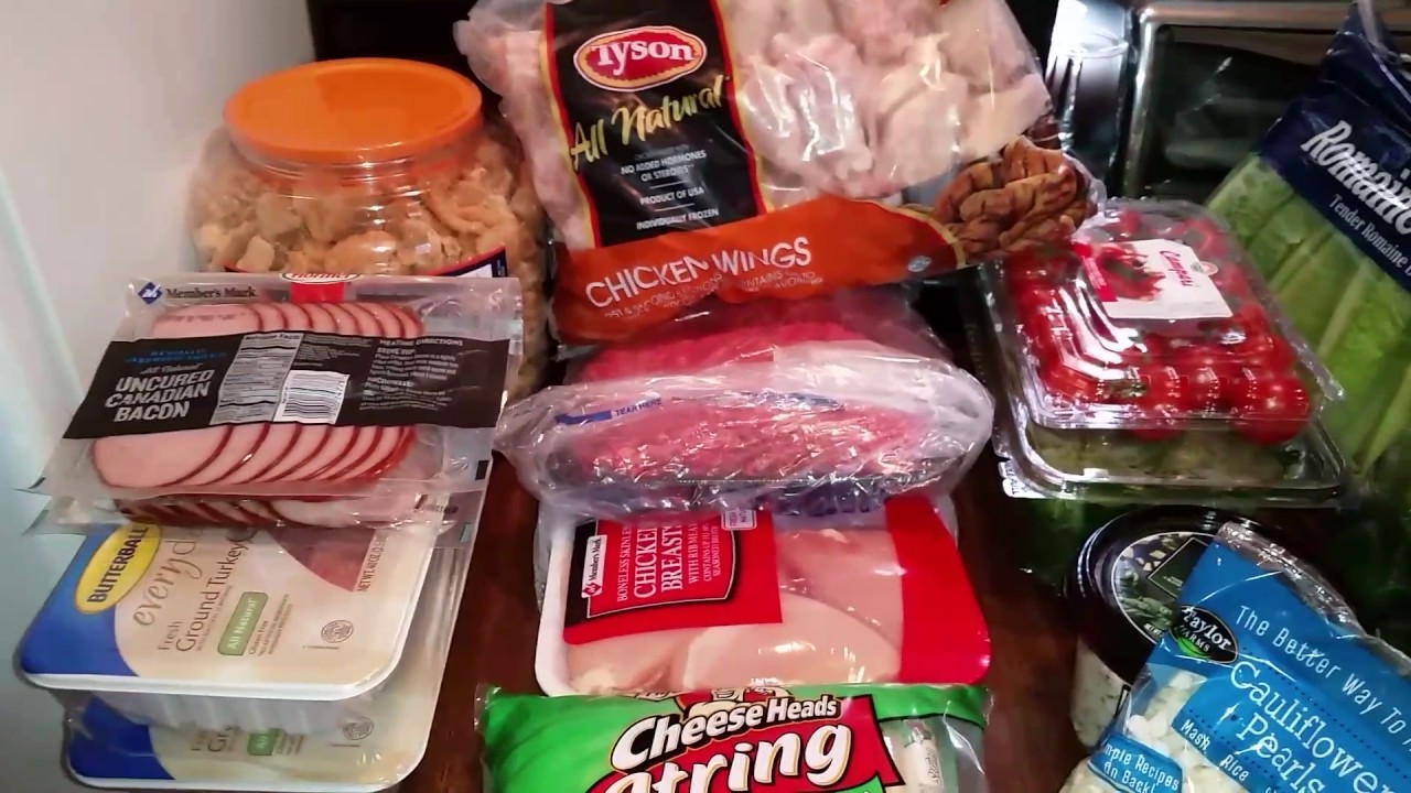 Keto & Low Carb Grocery Haul Sam's Club Vlogmas 2016 Day 10 YouTube