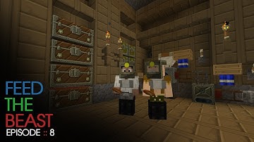 Mindcrack :: Feed The Beast :: E8 :: Mining Laser & Solar Helmet