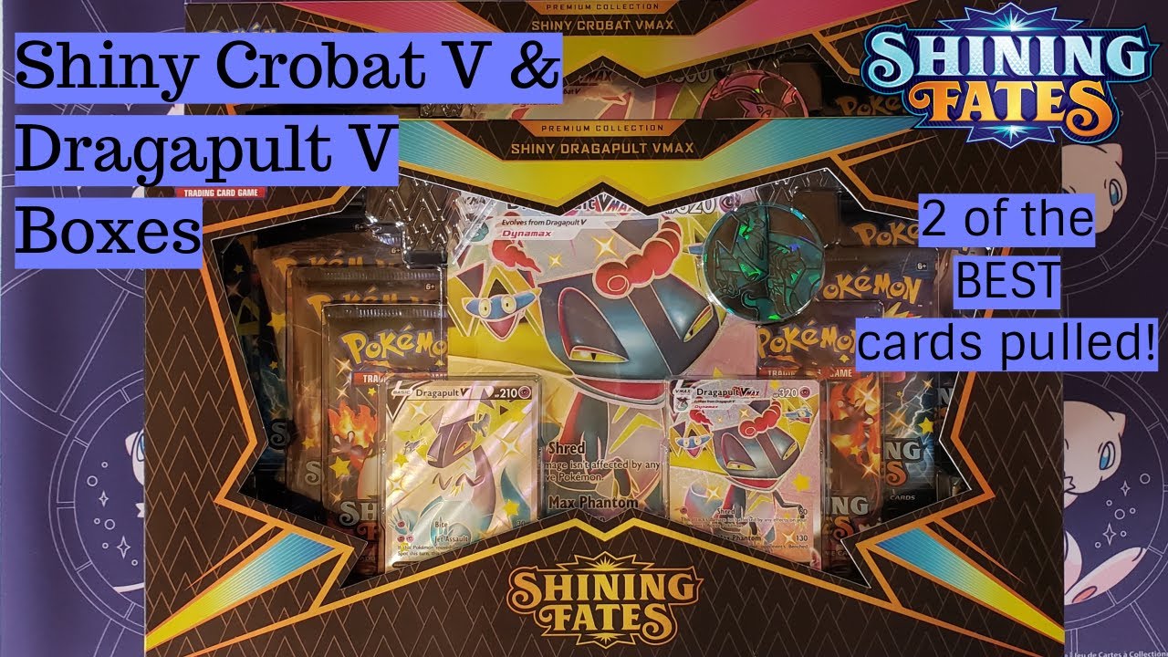 Pokemon TCG: Shining Fates Premium Collection SHINY CROBAT VMAX