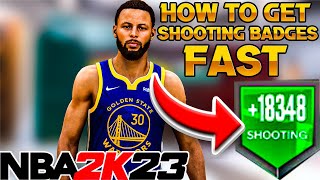 How to Get Shooting Badges FAST for Beginners in NBA 2K23