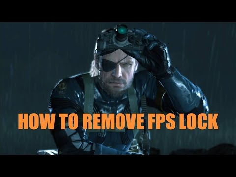 Metal Gear Solid 5 Phantom Pain (PC) - How To Remove 60 Fps Lock/cap