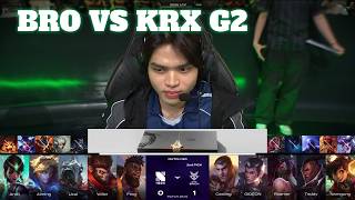 BRO vs KRX Game 2 | LCK 2026 Rounds 3-4 Week 12 Day 5 | HANJIN BRION vs Kiwoom DRX G2