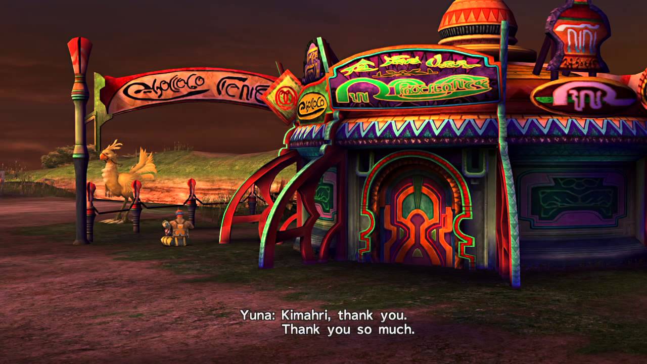 FFX HD Yuna Recording Goodbye