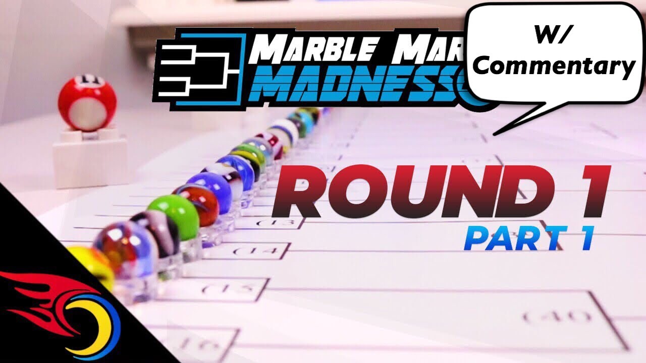 Marble March Madness 2019 Round 1 (pt 1) Premier Marble Racing