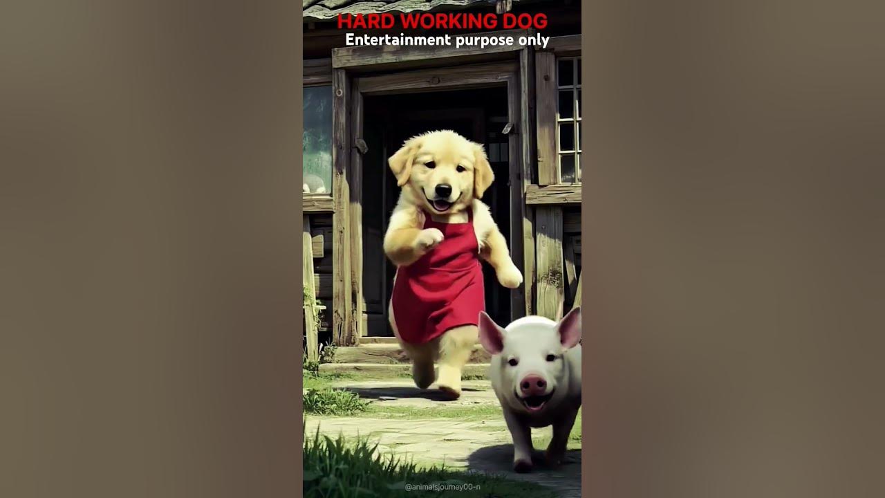 HARD WORKING DOG #animals #shortsvideo #nature #youtube - YouTube