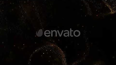Gold Dynamic Particles Background Loop | Motion Graphics - Envato elements