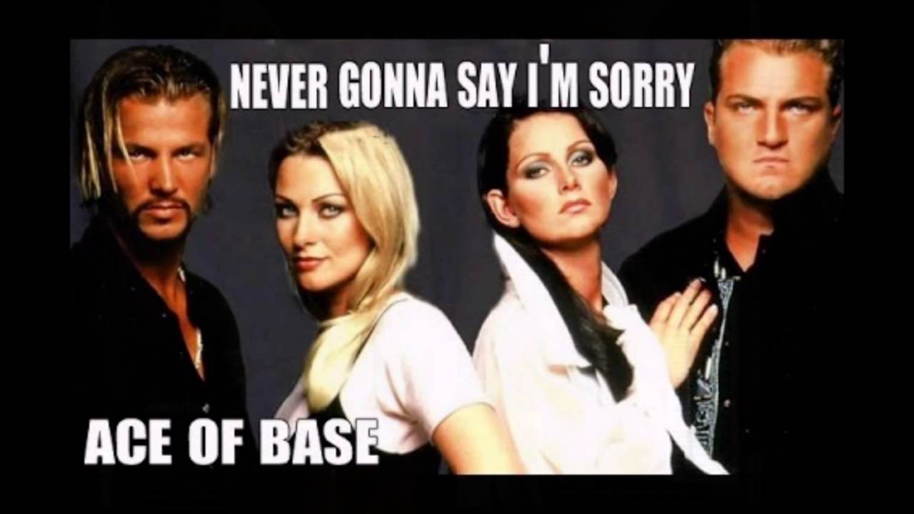 Я выбрал тебя а остальным сори. Ace of Base never gonna say i'm sorry. Ace of Base 1994. Солистка Эйс оф бейс. Ace of Base ремикс.