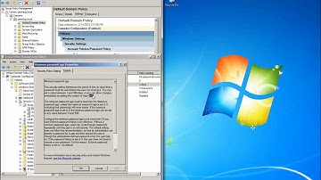 Server 2008 Lesson 17 - Changing Password Requirements in Group Policy