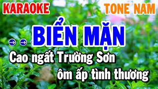 Biển Mặn Karaoke Tone Nam ( Am ) Nhạc Sống Rumba Chuẩn | Thanh Hải Organ