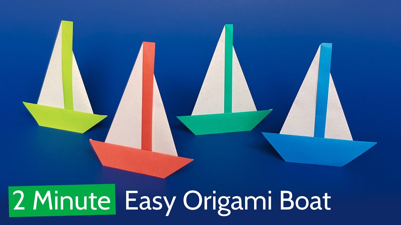 easy paper sailboat