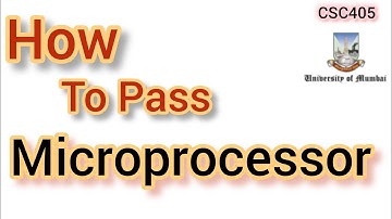 How to Pass Microprocessor in 2025 | Important questions of Microprocessor | MU Question Bank MP