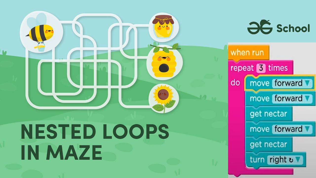 Lecture 11 - Nested Loops in Maze | Code.org | Nested Loop in Block ...
