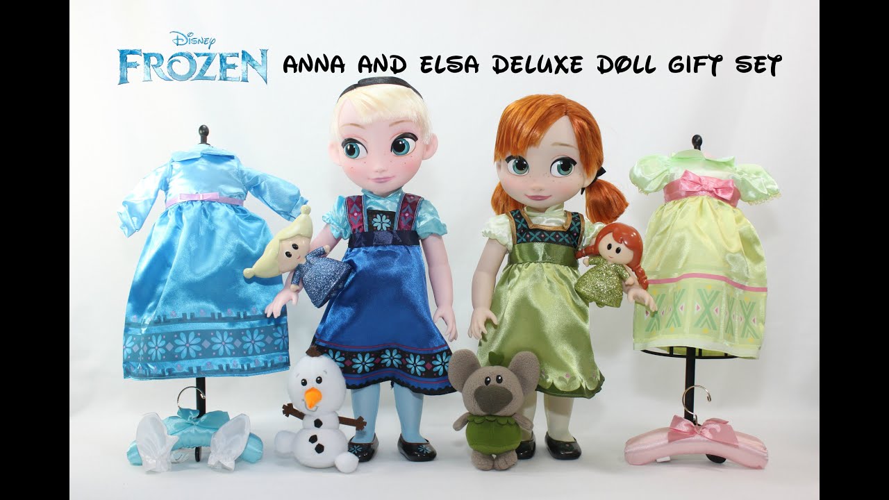 anna and elsa animators collection dolls