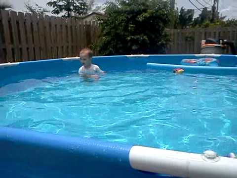 Intex / summer creations 10x30 above ground pool. - YouTube