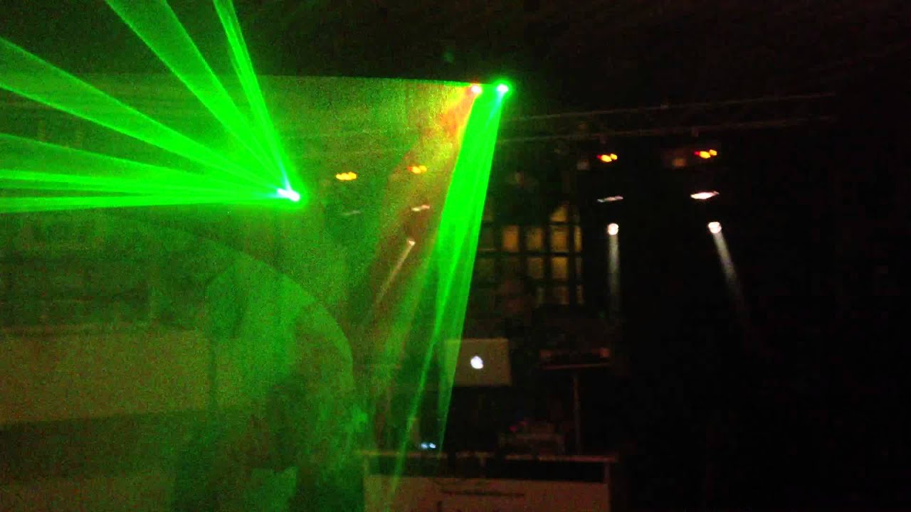 Lasershow DJ Backbeat - YouTube