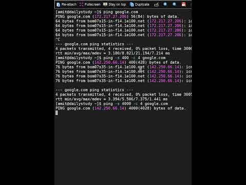 How to ping
