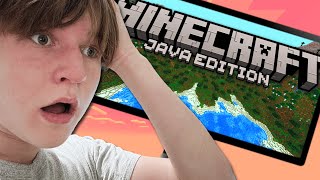 Bedrock User Plays Minecraft Java For The First Time