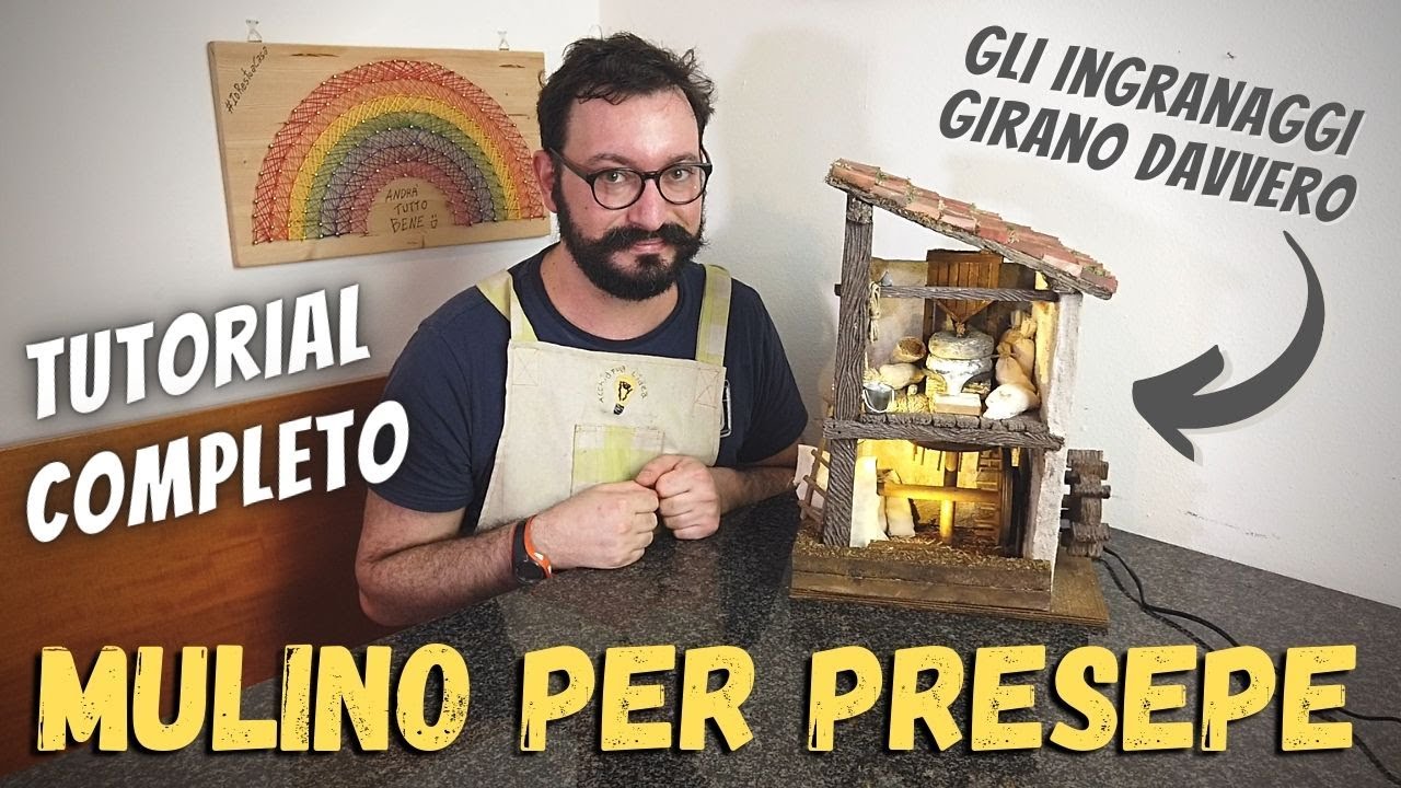 Mulino per Presepe 🌾 Modellino spettacolare 😎 - YouTube