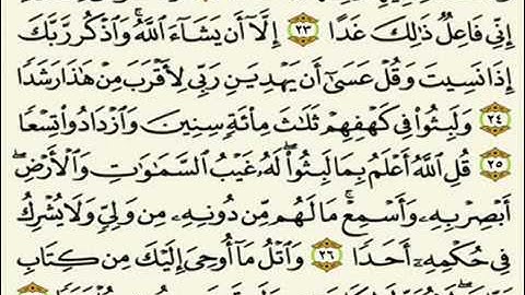 سورة الكهف بصوت الشيخ ماهر المعيقلي(1-2)