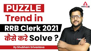 Puzzle Trend in IBPS RRB Clerk 2021 Exam | How to Solve Puzzle by Shubham Srivastava