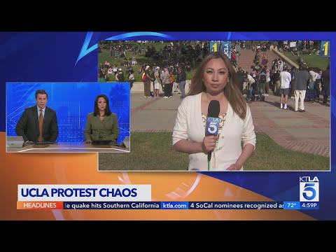 Condemnation follows night of violence at UCLA