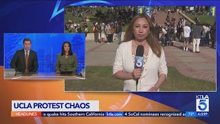 Condemnation follows night of violence at UCLA