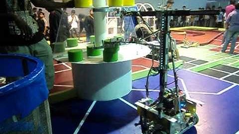 Robocon India 2012 - Collector robot testing