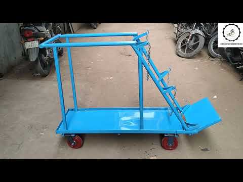 Oxygen & LPG cylinder Trolley || Material Handling Equipment