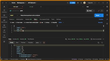 How to make a Postman Request as JSON? #postman #api #json