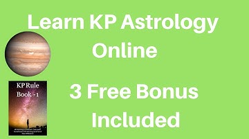 Learn KP Astrology Online - Today KP Astrology for beginners (All Levels) 50 Hours Video Training
