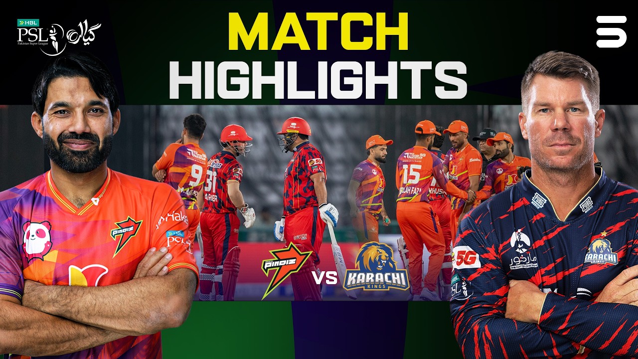 Rawalpindiz vs Karachi Kings | Match 10 Highlights | HBL PSL 11 | MZB1T ...