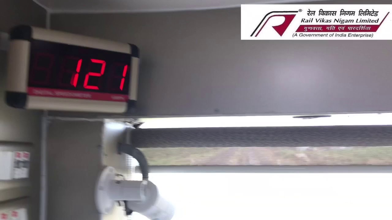 120kmph speed trial on newly constructed Wadsinge- Bhalwani new up line