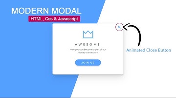 How to Create Popup Modal Box using HTML CSS & JavaScript