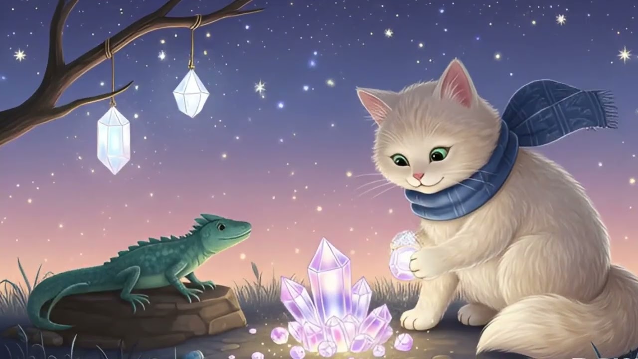 Let's create two exciting ideas for this magical cat's story