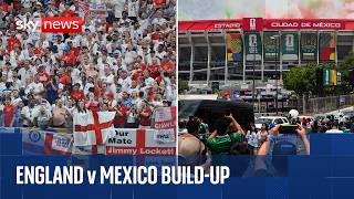 World Cup | Fans gather for England v Mexico as kick-off delayed due to weather