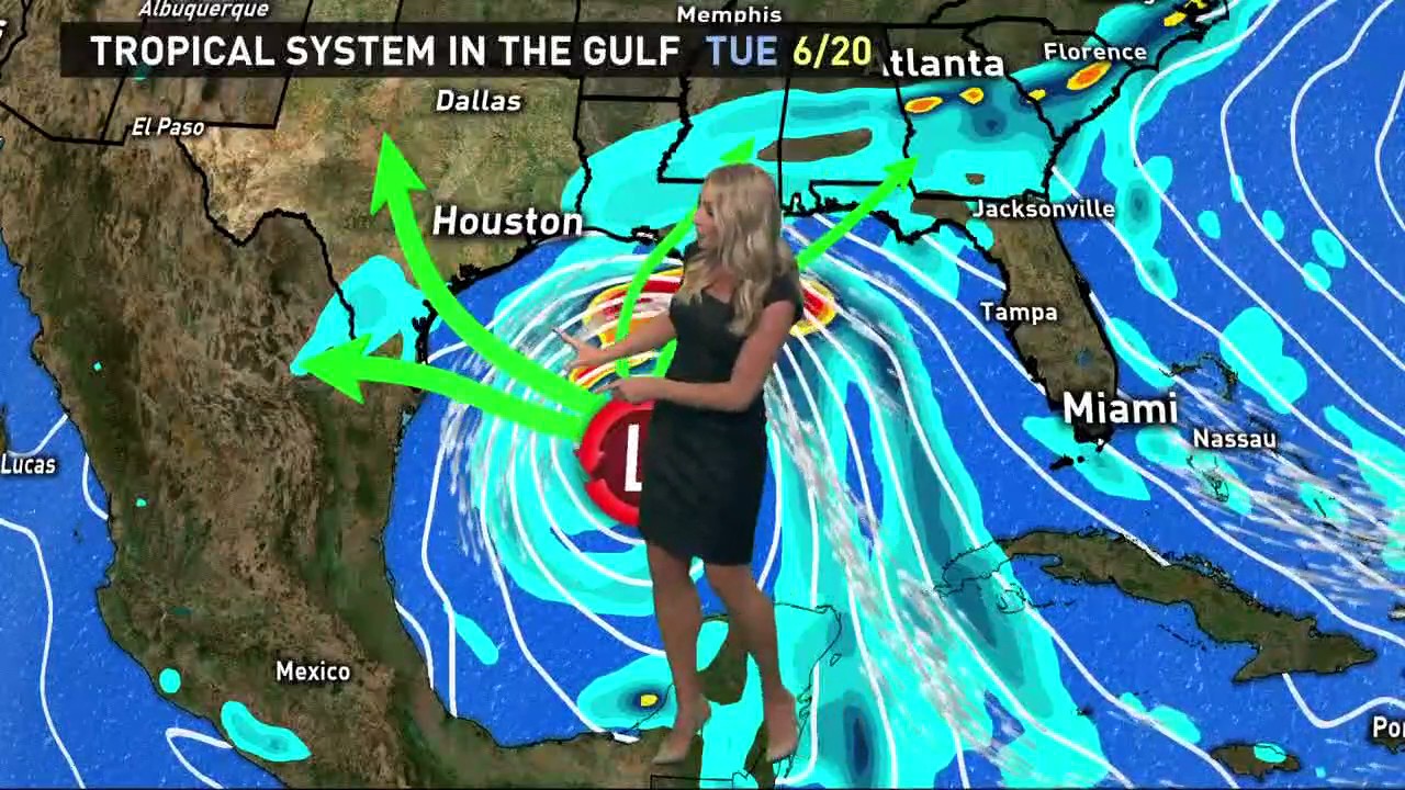 Tropical storms likely to form in Gulf, Atlantic - YouTube
