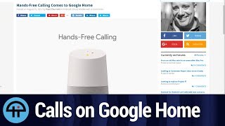 Hands Free Calls Come to Google Home