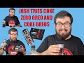 Josh Tries Coke Zero Oreo and Coca Cola Oreos